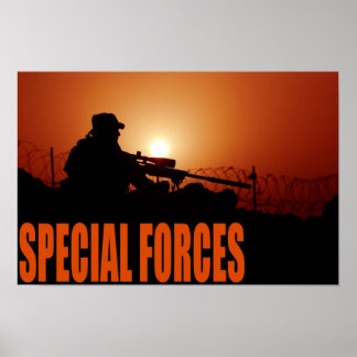 Poster Forces spéciales de l'armée