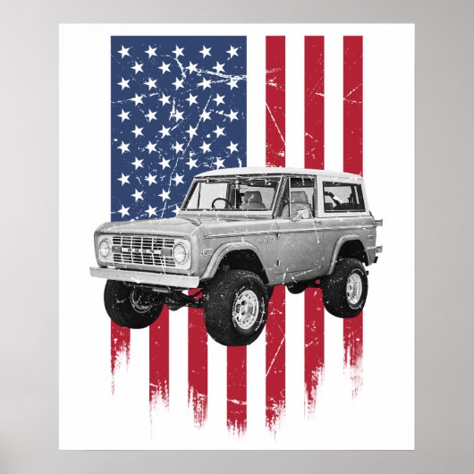 Poster Ford Bronco Classique (Devant)
