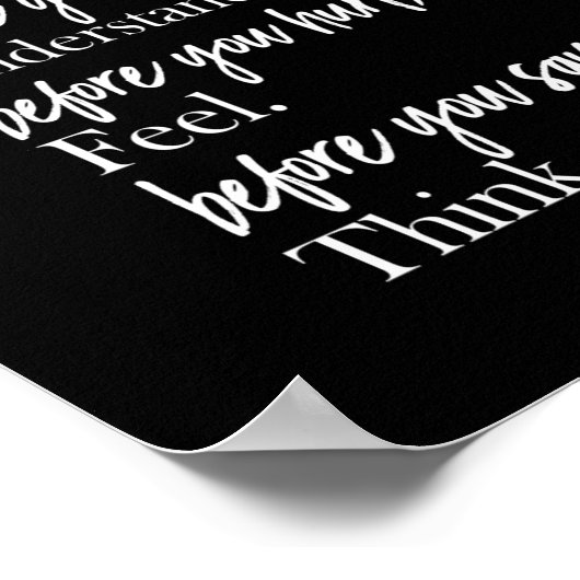 Poster fore you assume learn before you (Coin)