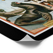 Poster Forepaugh et Sells - salissures de cirque vintage (Coin)