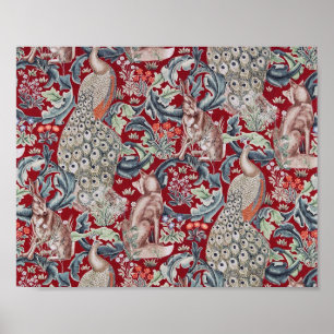 Poster Forest Animals, William Morris