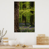 Poster Forest | Bluebells en Belgique (Cuisine)