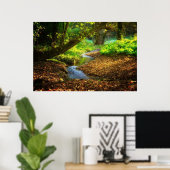 Poster Forest Creek Belle nature Paysage Photo (Bureau à domicile)