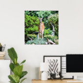 Poster Forest Deer (Bureau à domicile)