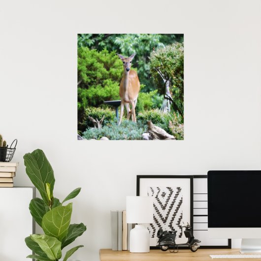 Poster Forest Deer (Bureau à domicile)