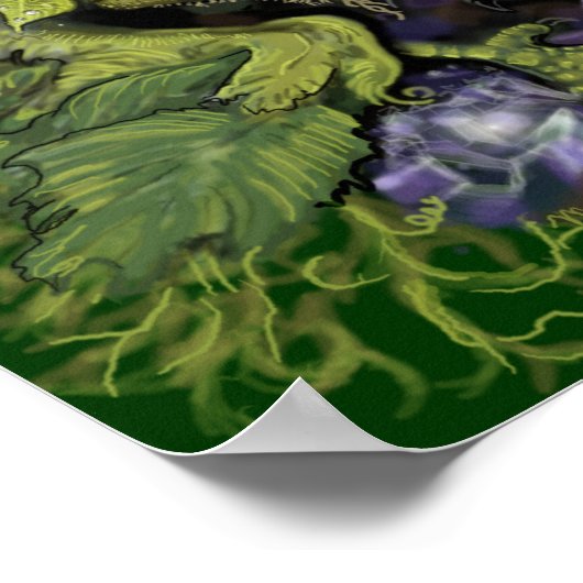Poster Forest Foliing~Dragon Art Imprimer (Coin)