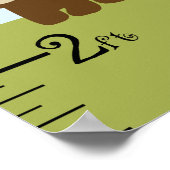 Poster Forest Friends Animals Graphique de croissance Gar (Coin)