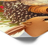 Poster Forest Friends Woodland Animal Nursery Art (Coin)