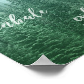 Poster Forest Inhale Exhale Citation Motivational Nature  (Coin)