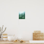 Poster Forest Inhale Exhale Citation Motivational Nature  (Cuisine)