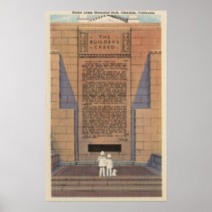 Poster Forest Lawn Memorial Park, la croyance du