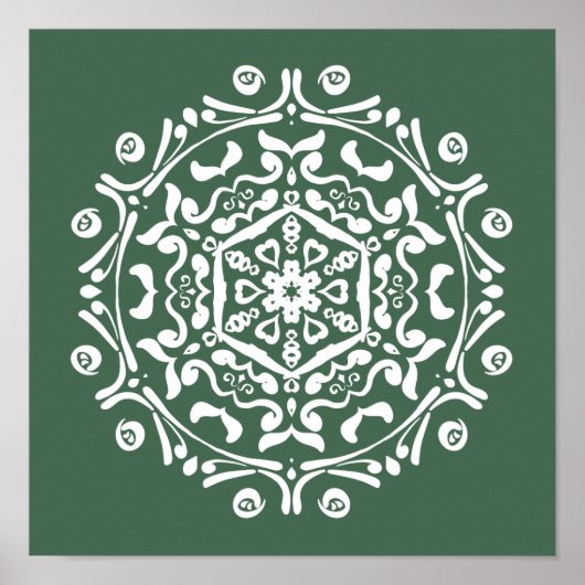 Poster |Forest Mandala (Devant)