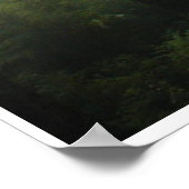 Poster "FOREST MIST" Forêt sauvage Imprimer (Coin)