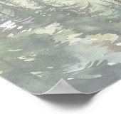 Poster Forest Mountain Adventure Bridal Shower (Coin)