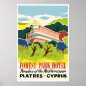Poster Forest Park Hotel (Platres - Chypre) (Devant)