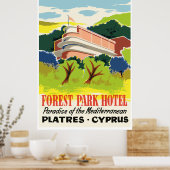 Poster Forest Park Hotel (Platres - Chypre) (Cuisine)