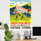 Poster Forest Park Hotel (Platres - Chypre) (Bureau à domicile)