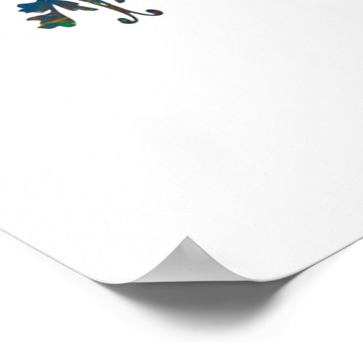 Poster " Forest Woods Rustic Woodland Artsy (Coin)