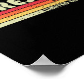 Poster Forester Funny Titre de l'emploi Profession Annive (Coin)