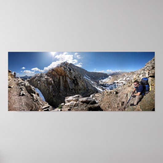 Poster Forester Pass - John Muir Trail (Devant)