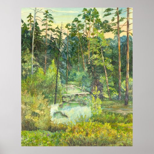 Poster Forêt (Devant)