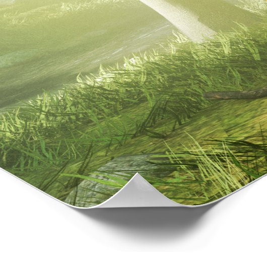 Poster Forêt 0007-01-4 art numérique (Coin)