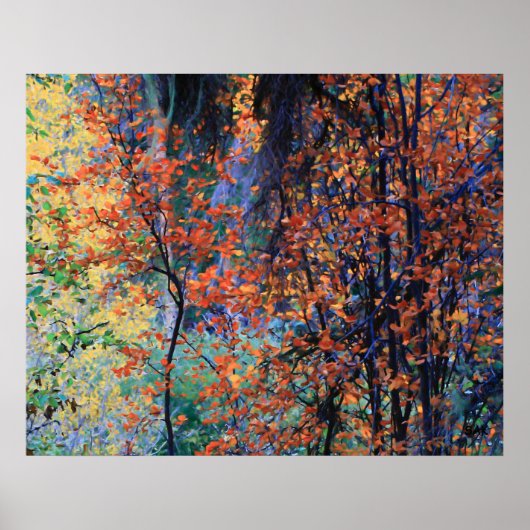 Poster Forêt à l'automne (Devant)