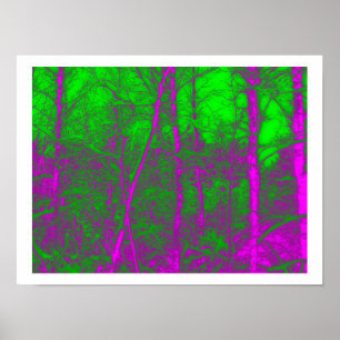 Poster Forêt acide