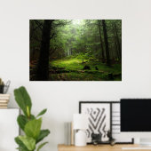 Poster Forêt | Auvergne France (Bureau à domicile)