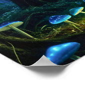 Poster Forêt bioluminescente (Coin)