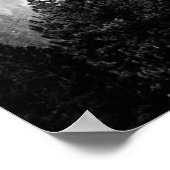 Poster forêt brumeuse (Coin)