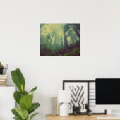 Poster Forêt brumeuse (Bureau à domicile)