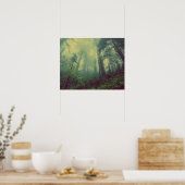 Poster Forêt brumeuse (Cuisine)