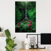 Poster Forêt | Cascades Leke Leke Waterfalls à Bali (Bureau à domicile)