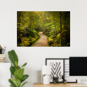 Poster Forêt | Chemin De Marche Dans La Forêt (Bureau à domicile)