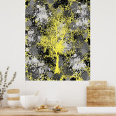 Poster Forêt chic Abstraite (Cuisine)