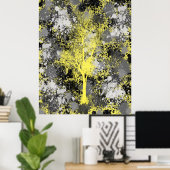Poster Forêt chic Abstraite (Bureau à domicile)