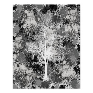 Poster Forêt Chic Abstraite