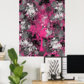 Poster Forêt chic Abstraite (Bureau à domicile)