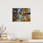 Poster Forêt couleur automne (Cuisine)