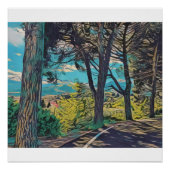 Poster Forêt d'automne (Devant)