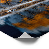 Poster Forêt d'automne sur le lac (Coin)