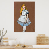 Poster Forêt de Alice et Wonderland - Tableau-1 (Cuisine)