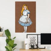 Poster Forêt de Alice et Wonderland - Tableau-1 (Bureau à domicile)