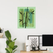 Poster Forêt de bambou (Bureau à domicile)
