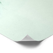 Poster Forêt de bambou - vert (Coin)
