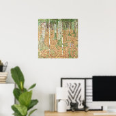 Poster Forêt de bouleaux de Gustav Klimt (Bureau à domicile)