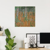 Poster Forêt de bouleaux — Gustav Klimt (1903) (Bureau à domicile)