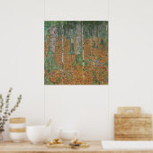 Poster Forêt de bouleaux — Gustav Klimt (1903) (Cuisine)