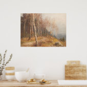 Poster Forêt de bouleaux – Hugo Mühlig (Cuisine)